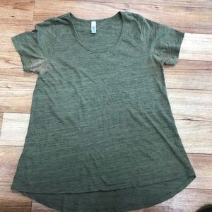LulaRoe High Low Olive Green